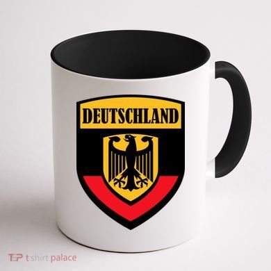 Deutschland Germany Crest Coffee Mug back