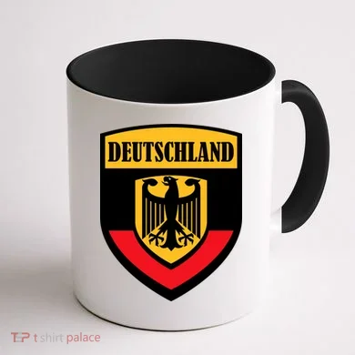 Deutschland Germany Crest Coffee Mug back