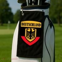 Deutschland Germany Crest Golf Towel thumb 2