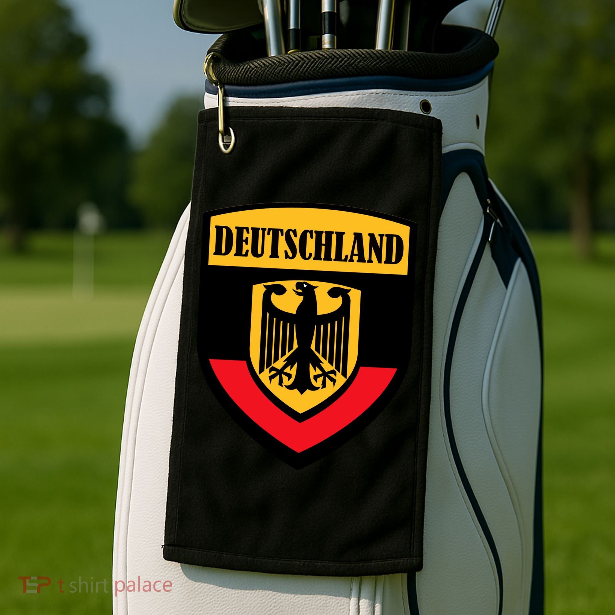 Deutschland Germany Crest Golf Towel