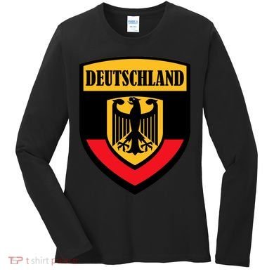 Deutschland Germany Crest Women's Long Sleeve Shirt