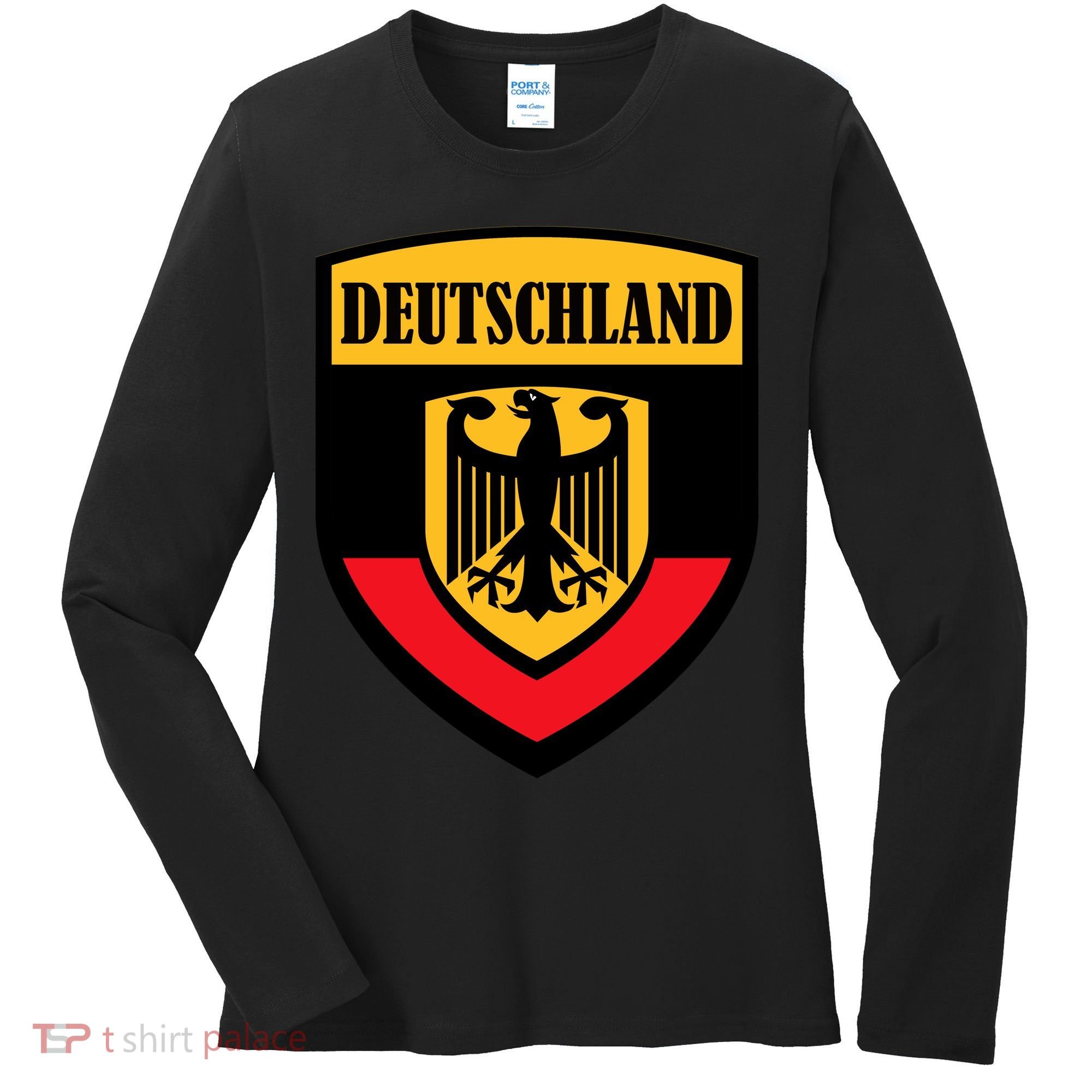 Deutschland Germany Crest Women's Long Sleeve Shirt