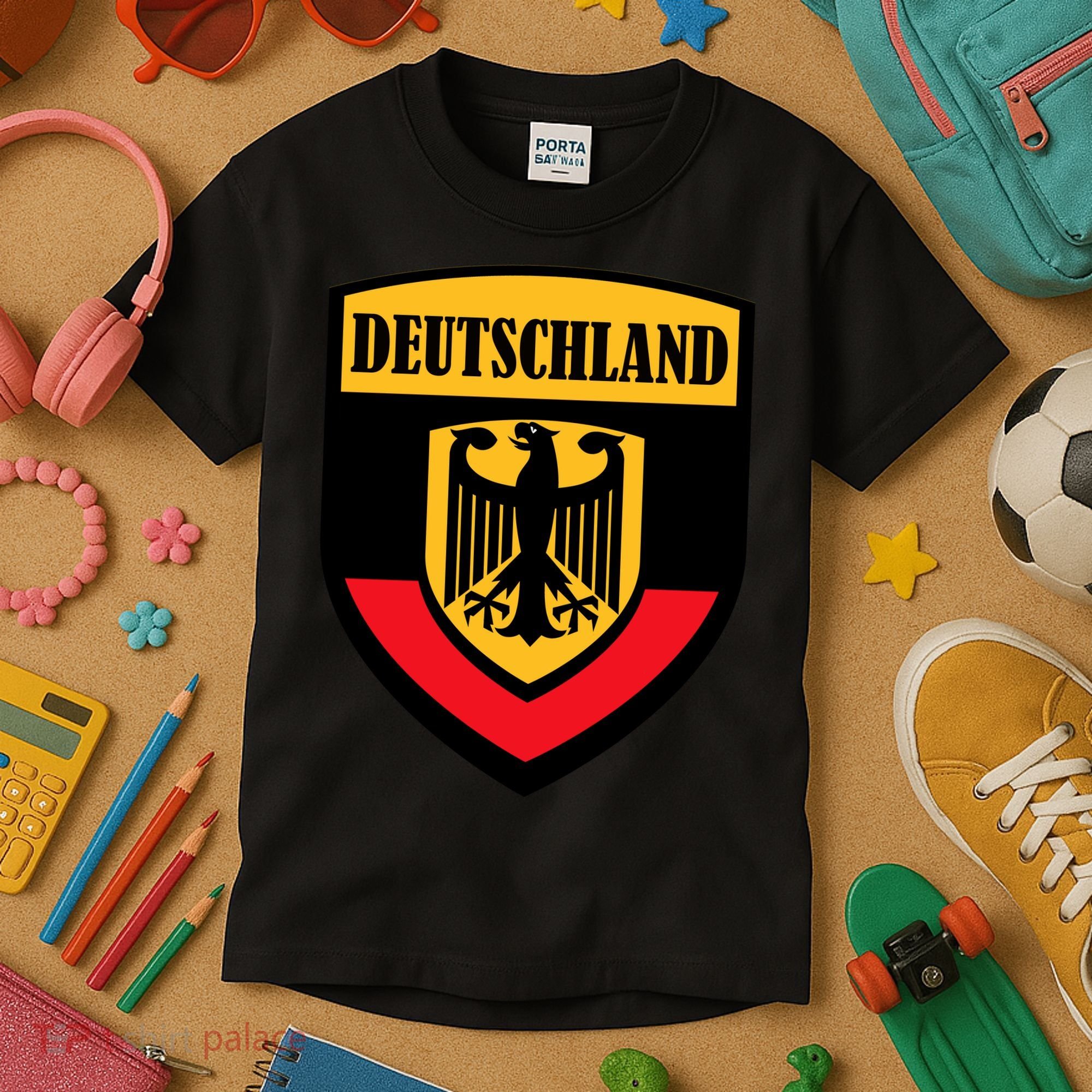 Deutschland Germany Crest Kids T-Shirt