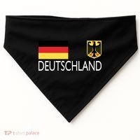 Deutschland Germany Soccer USA-Made Doggie Bandana thumb 0