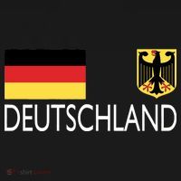 Deutschland Germany Soccer USA-Made Doggie Bandana thumb 2