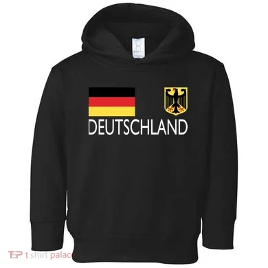 Deutschland Germany Soccer Toddler Hoodie