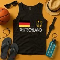 Deutschland Germany Soccer Tank Top thumb 4