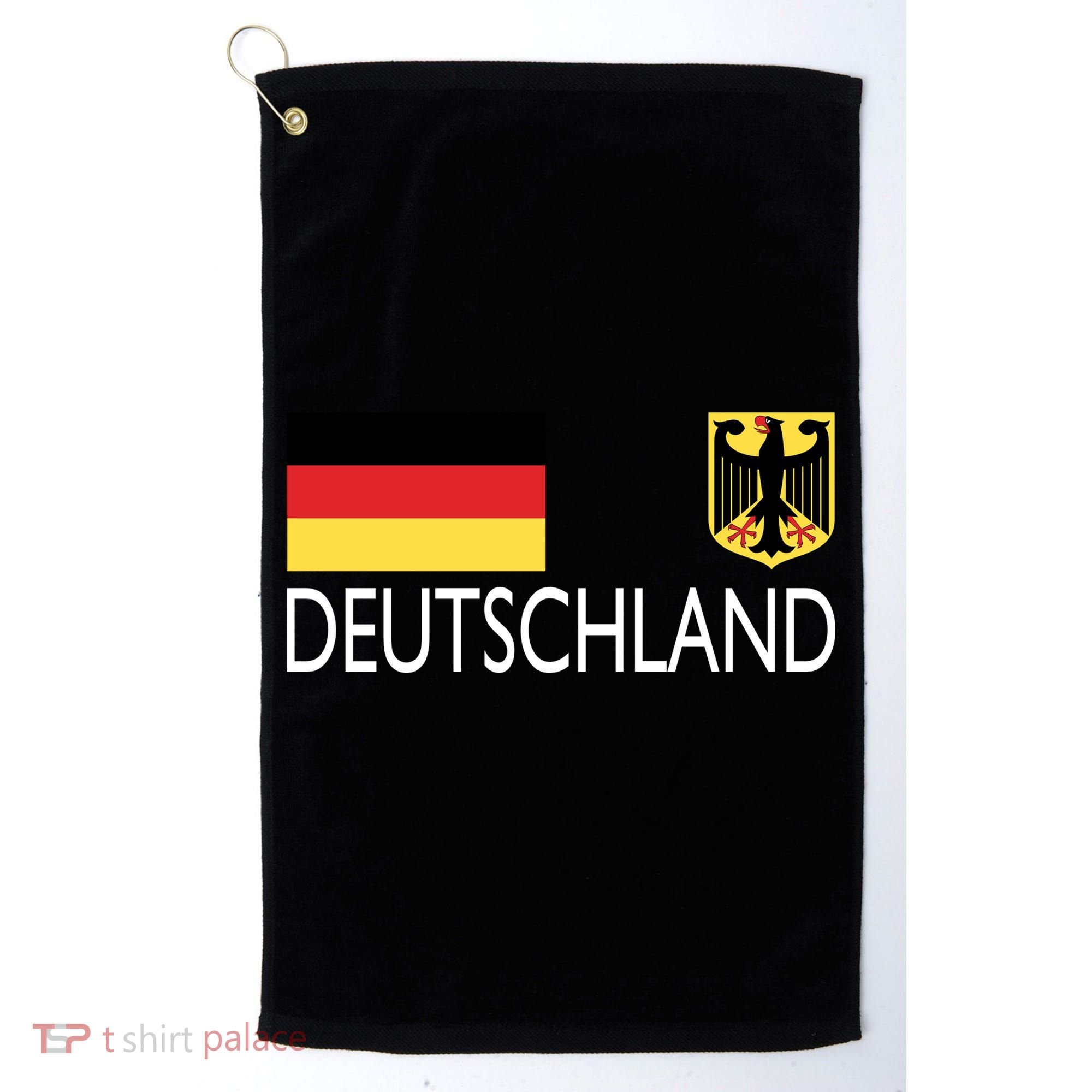 Deutschland Germany Soccer Golf Towel