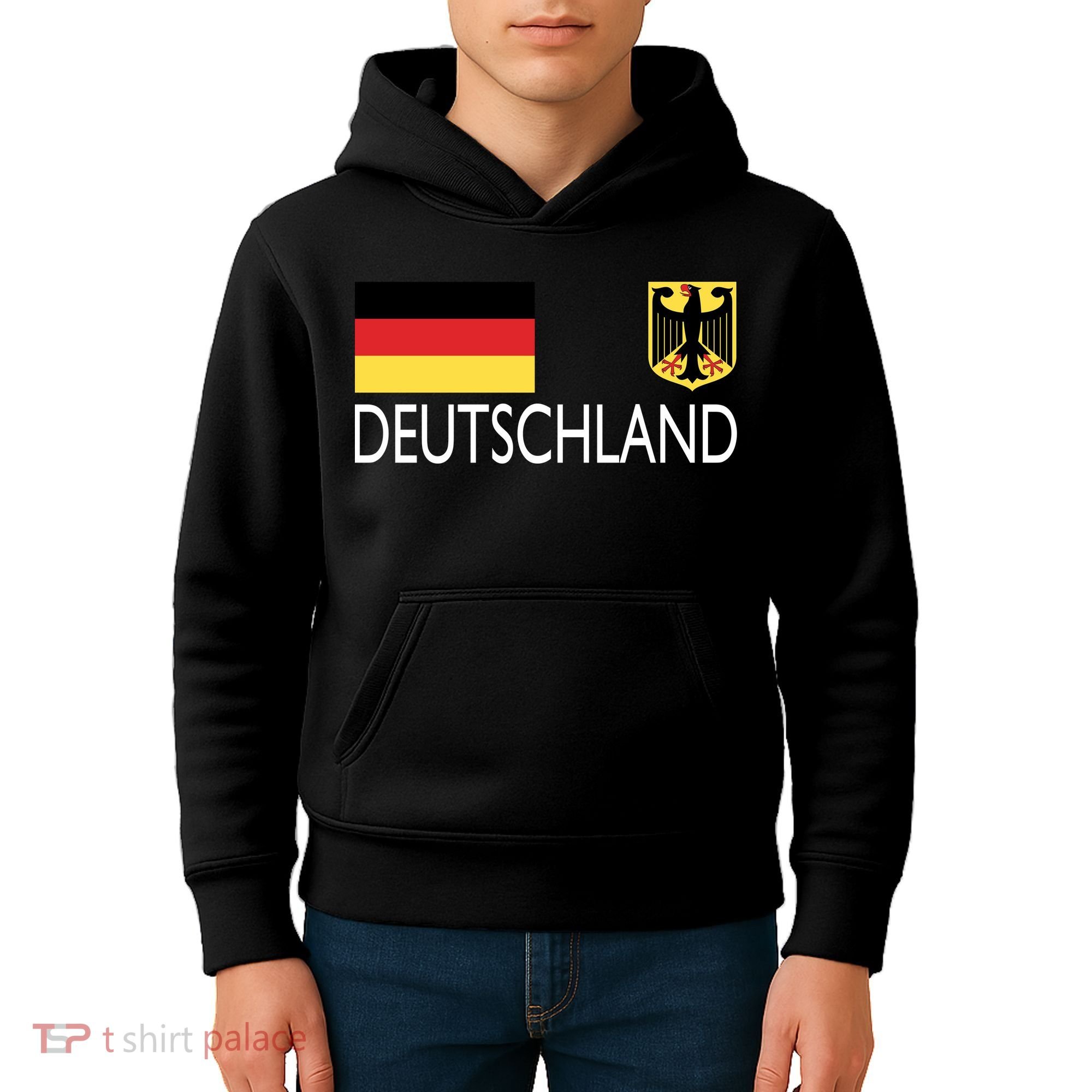 Deutschland Germany Soccer Kids Hoodie