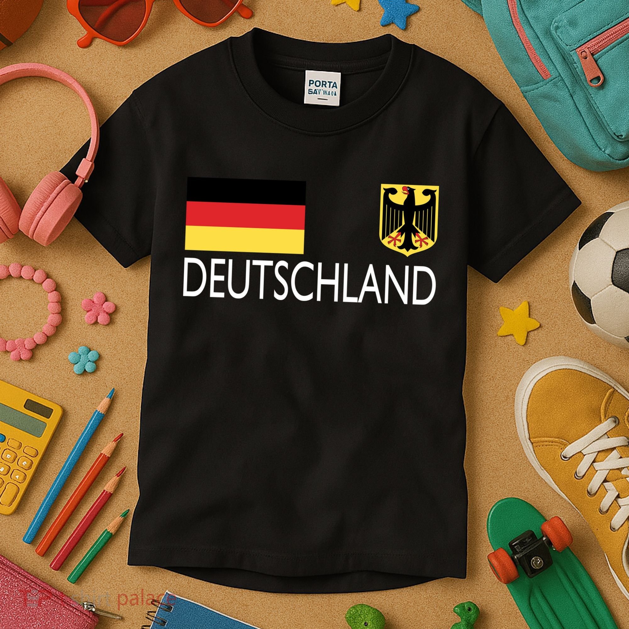 Deutschland Germany Soccer Kids T-Shirt