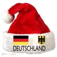 Deutschland Germany Soccer Santa Hat thumb 0