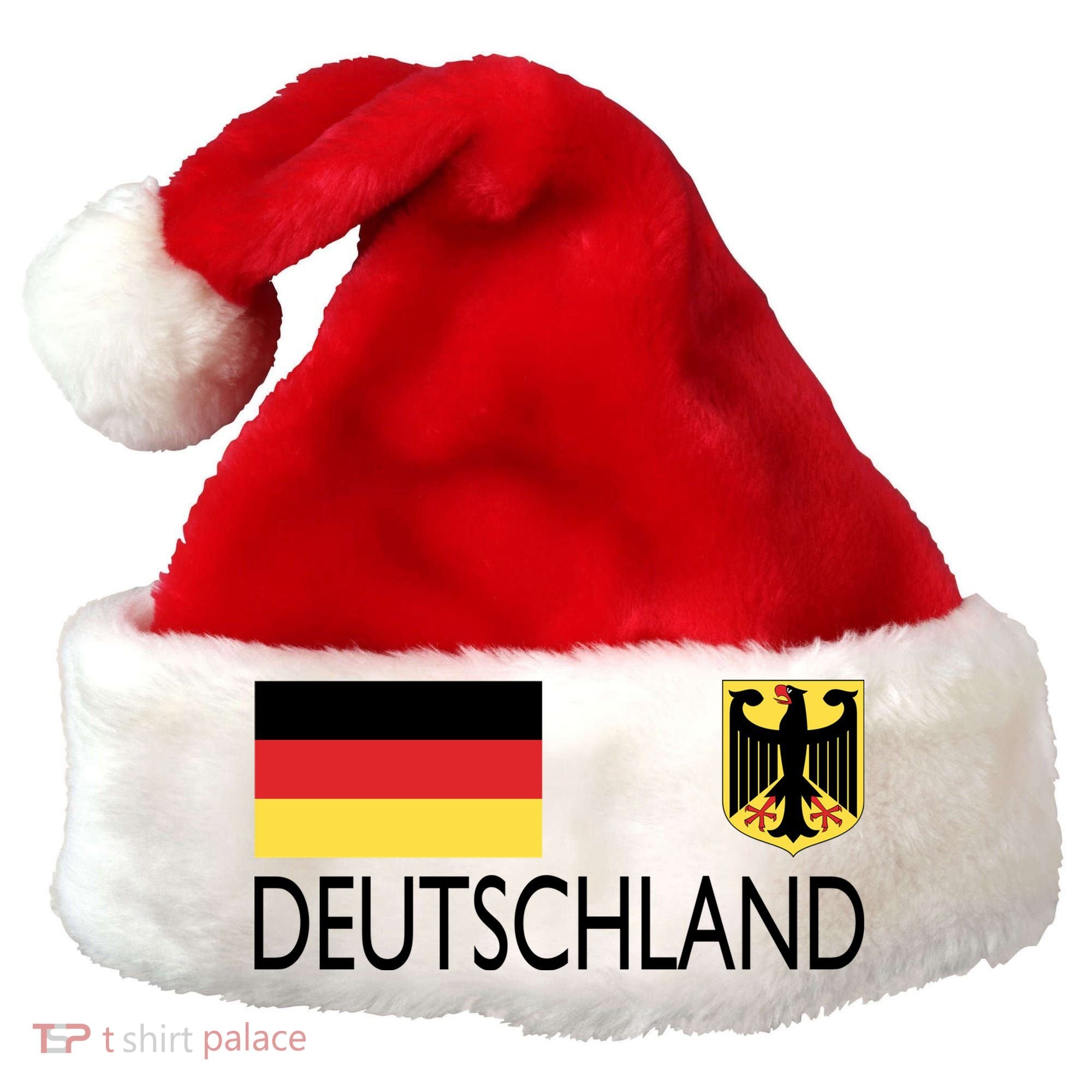 Deutschland Germany Soccer Santa Hat