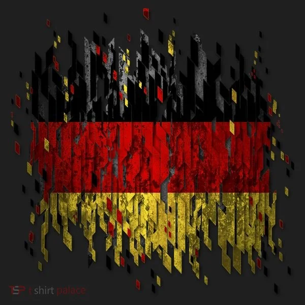 Deutschland Germany Torn German Flag Women's Sweatshirt