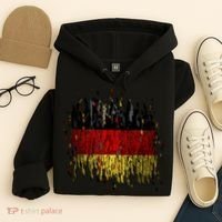 Deutschland Germany Torn German Flag Hoodie thumb 4