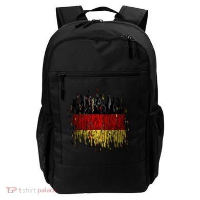 Deutschland Germany Torn German Flag Backpack