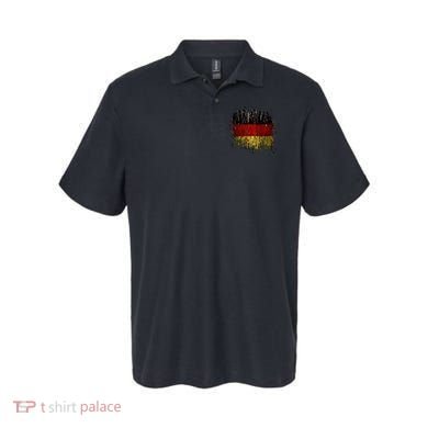 Deutschland Germany Torn German Flag Polo
