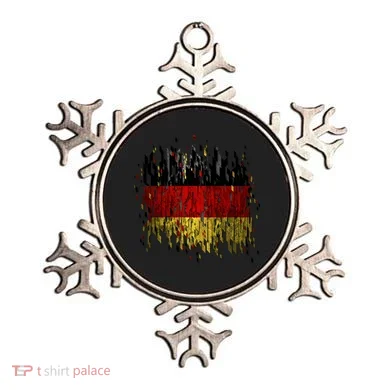Deutschland Germany Torn German Flag Ornament