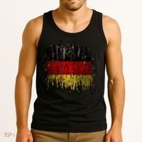 Deutschland Germany Torn German Flag Tank Top thumb 3