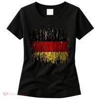 Deutschland Germany Torn German Flag Women's T-Shirt thumb 0