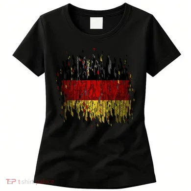 Deutschland Germany Torn German Flag Women's T-Shirt