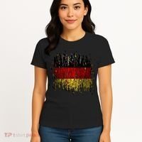 Deutschland Germany Torn German Flag Women's T-Shirt thumb 4
