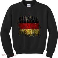 Deutschland Germany Torn German Flag Kids Sweatshirt thumb 0
