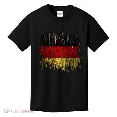 Deutschland Germany Torn German Flag Kids T-Shirt