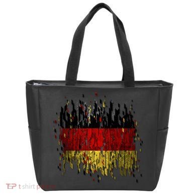 Deutschland Germany Torn German Flag Tote Bag