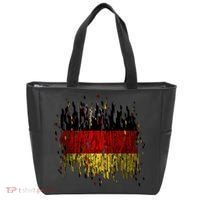 Deutschland Germany Torn German Flag Tote Bag thumb 0