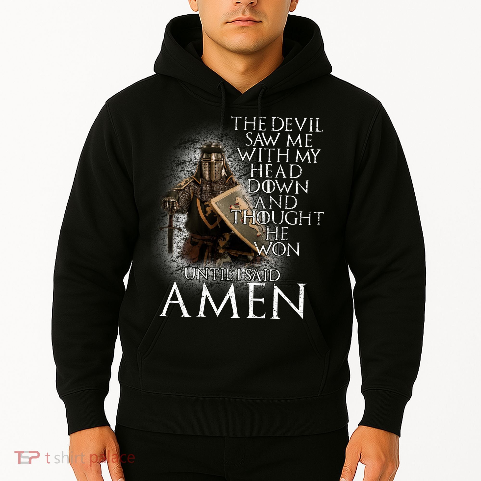 Devil Though He Won Until I Said Amen Hoodie