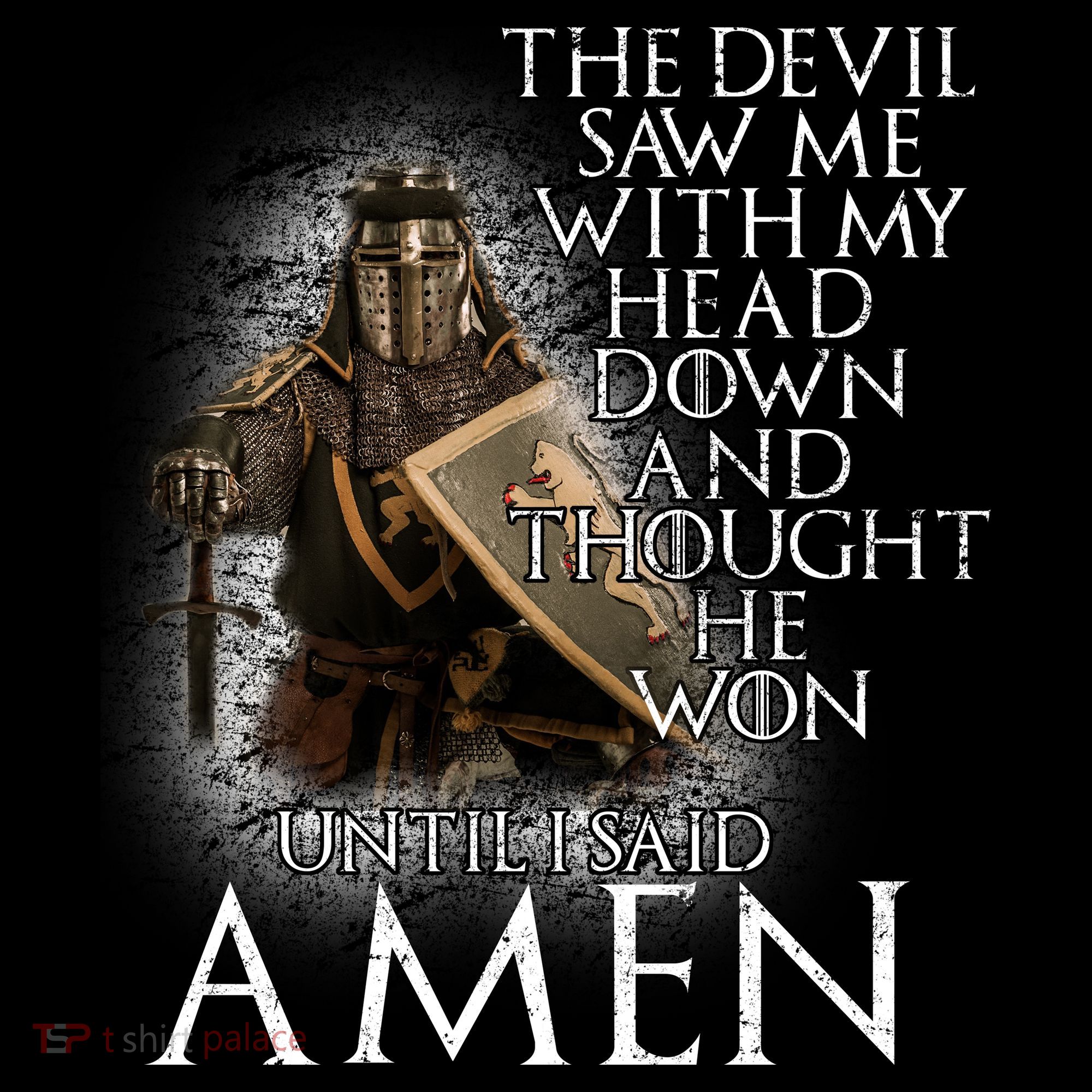 Devil Though He Won Until I Said Amen Long Sleeve Shirt