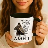 Devil Though He Won Until I Said Amen Coffee Mug thumb 3