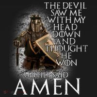 Devil Though He Won Until I Said Amen Mousepad thumb 1