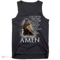 Devil Though He Won Until I Said Amen Tank Top thumb 0
