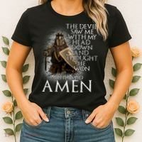 Devil Though He Won Until I Said Amen Women's T-Shirt thumb 2