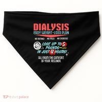 Dialysis Easy Weight Loss Plan A Funny Dialysis USA-Made Doggie Bandana thumb 0