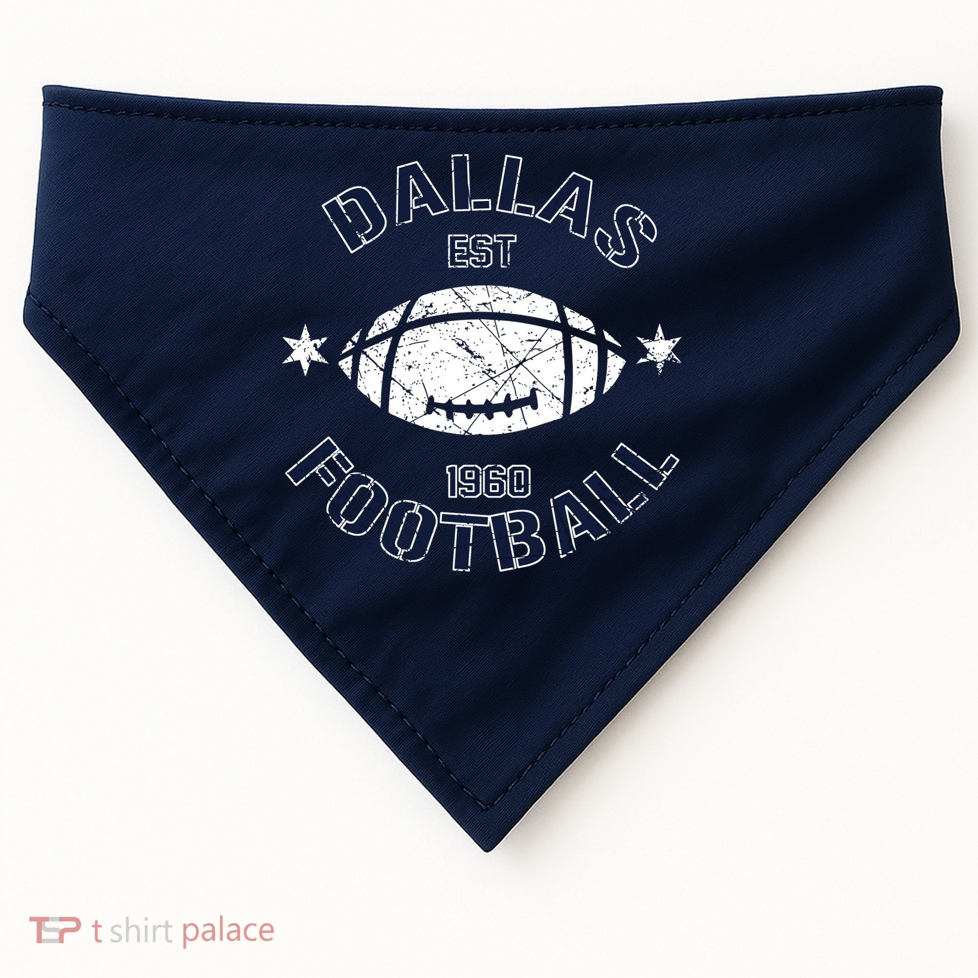 Dallas Football 1960 USA-Made Doggie Bandana