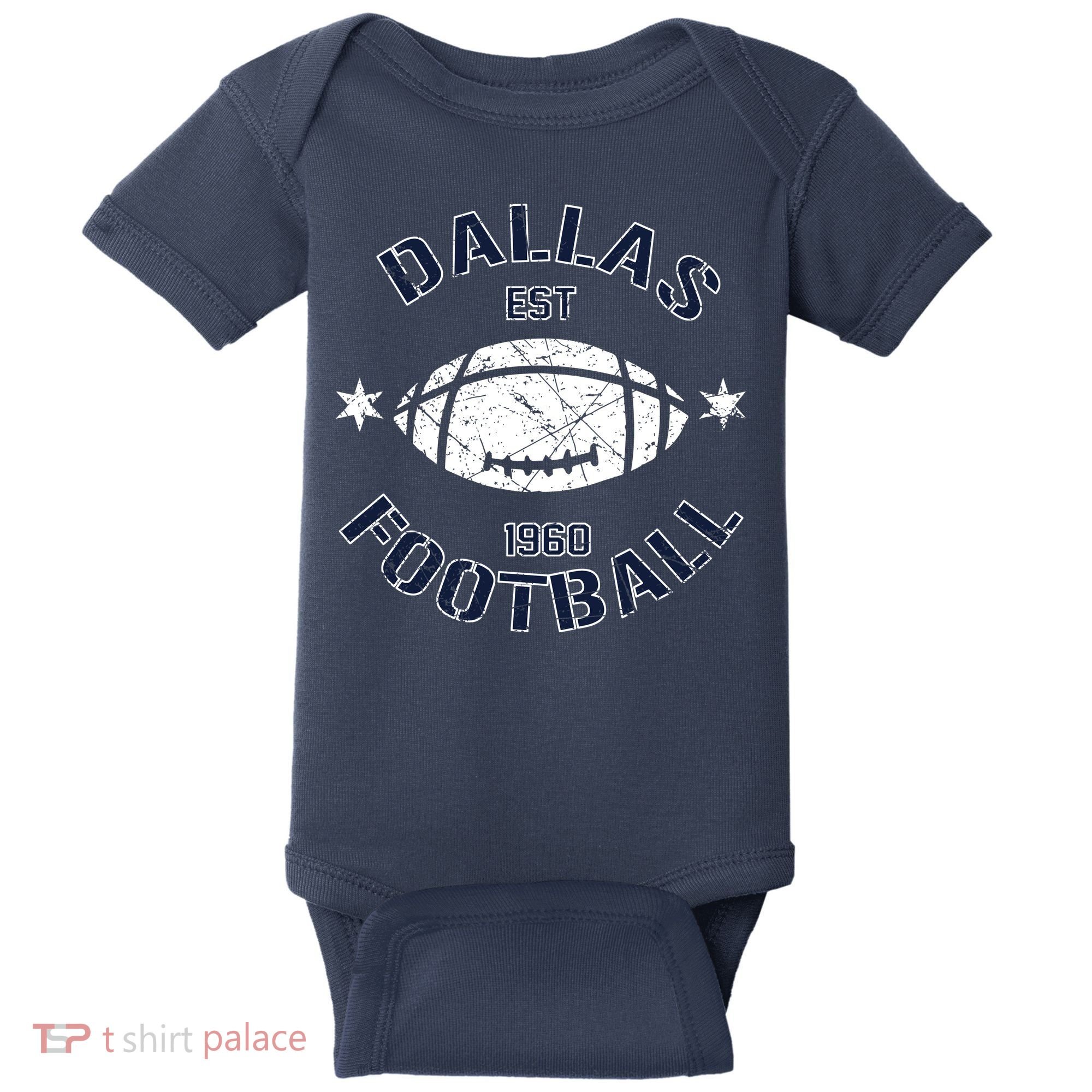 Dallas Football 1960 Baby Bodysuit