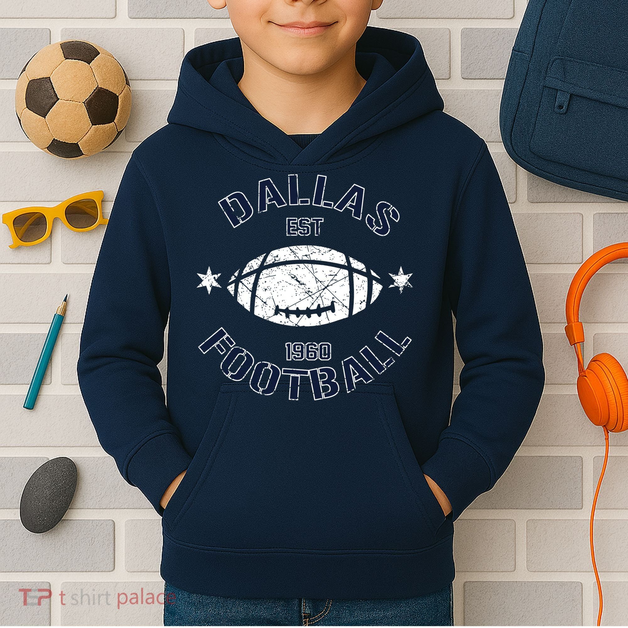 Dallas Football 1960 Kids Hoodie