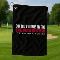 Delta Flight Attendant Veteran Golf Towel thumb 1