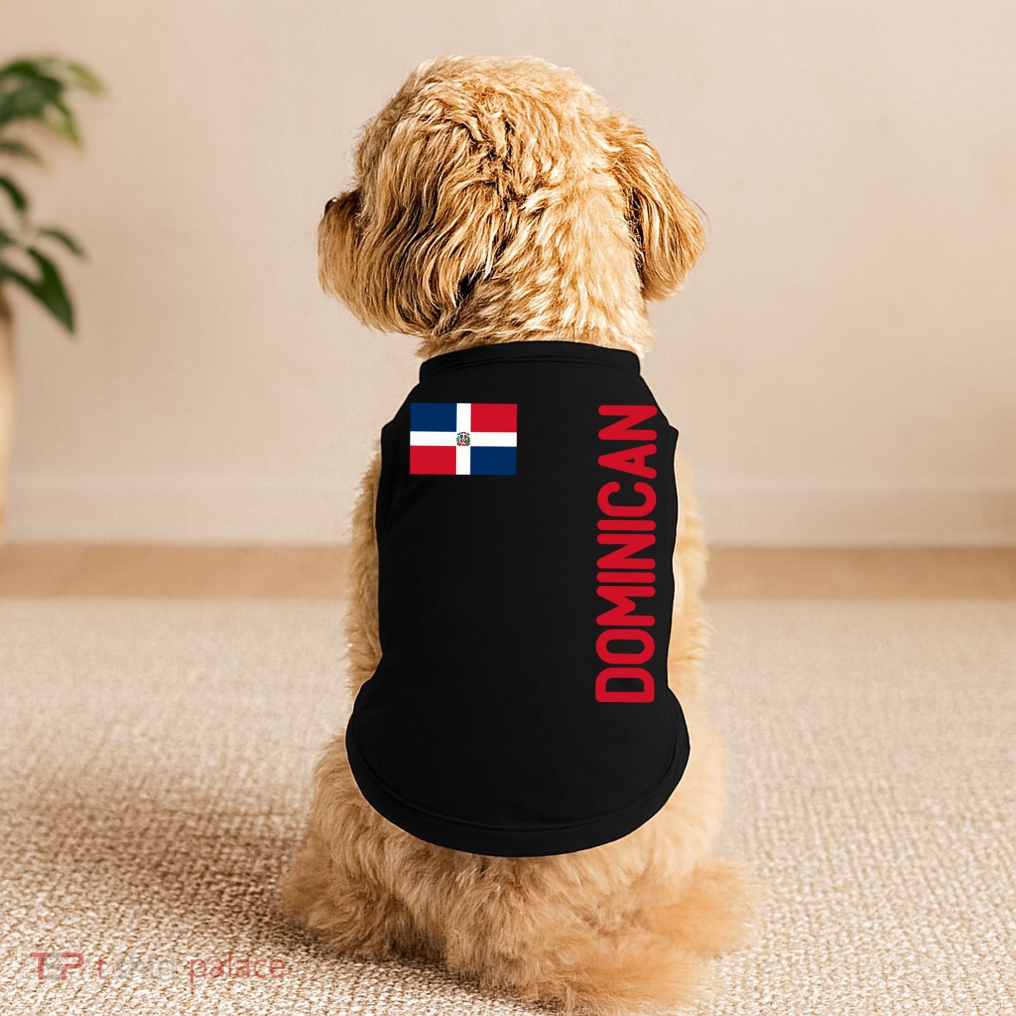 Dominican Flag And Dominican Republic Roots Meaningful Gift Doggie Tank