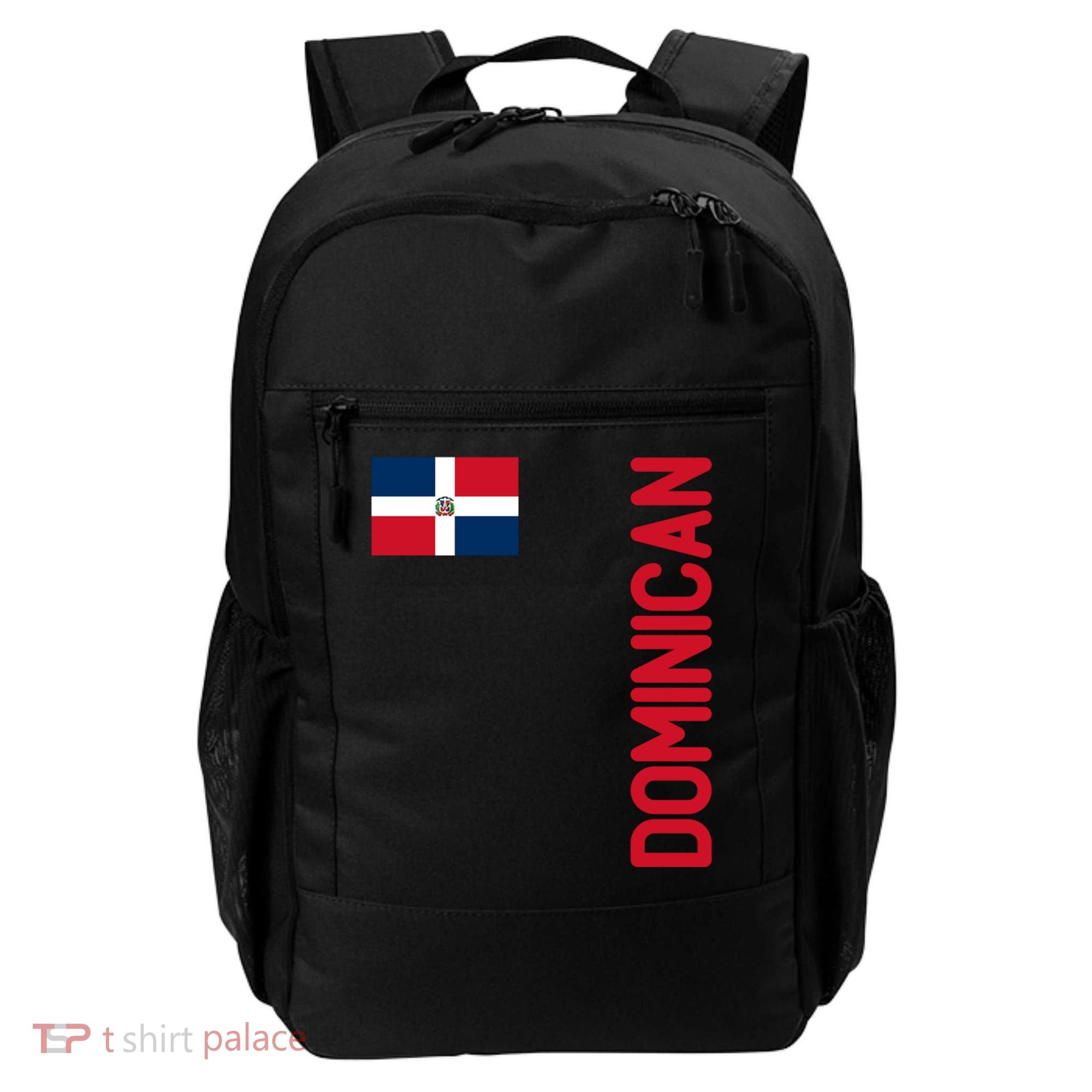 Dominican Flag And Dominican Republic Roots Meaningful Gift Backpack