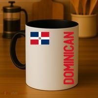 Dominican Flag And Dominican Republic Roots Meaningful Gift Coffee Mug thumb 4