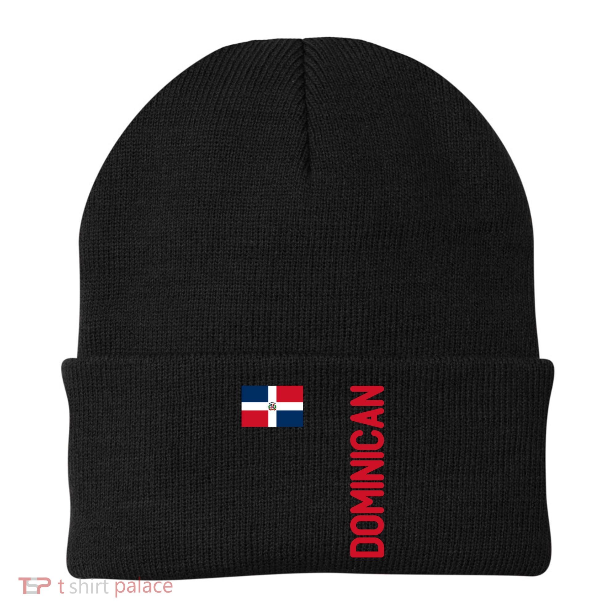 Dominican Flag And Dominican Republic Roots Meaningful Gift Beanie