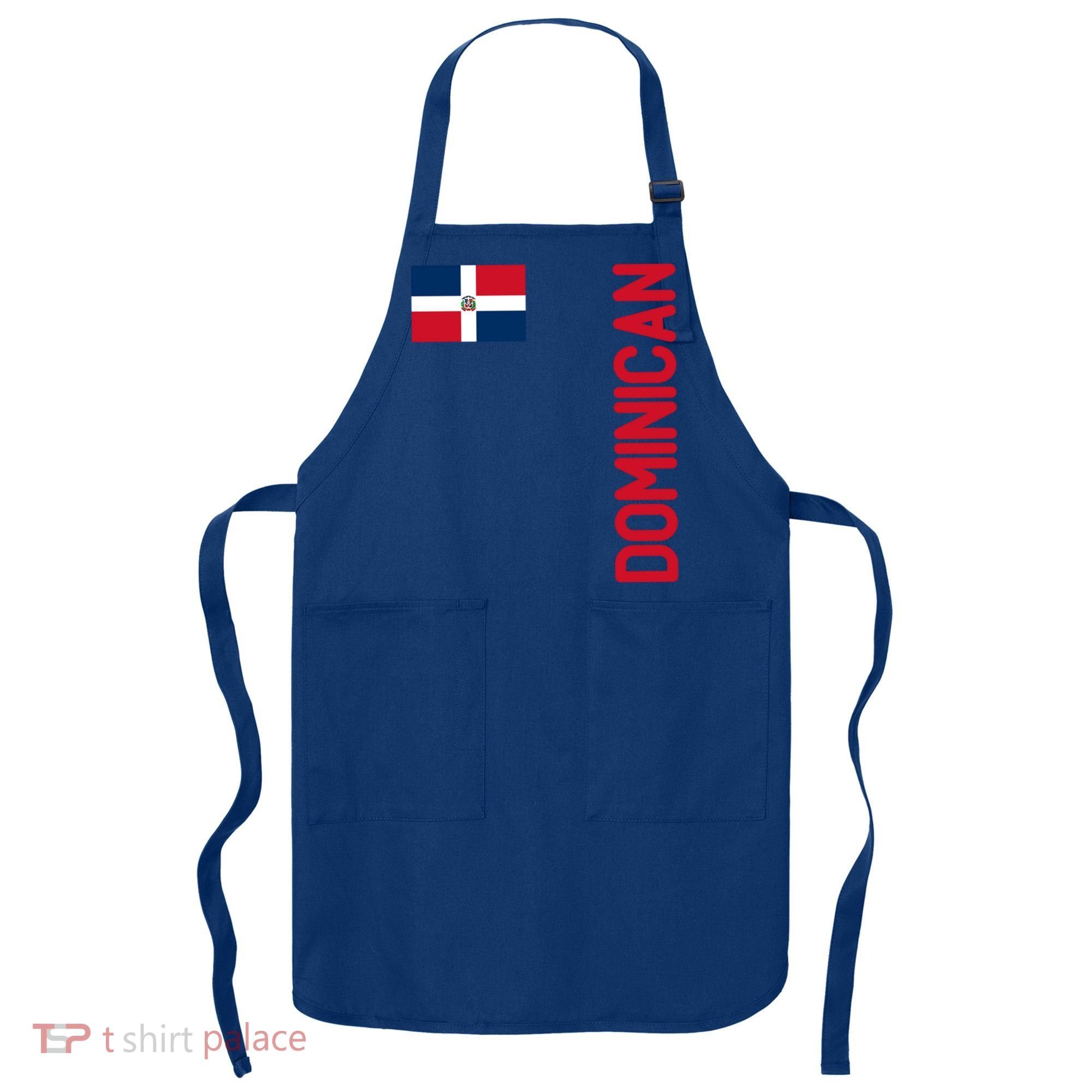 Dominican Flag And Dominican Republic Roots Meaningful Gift Apron