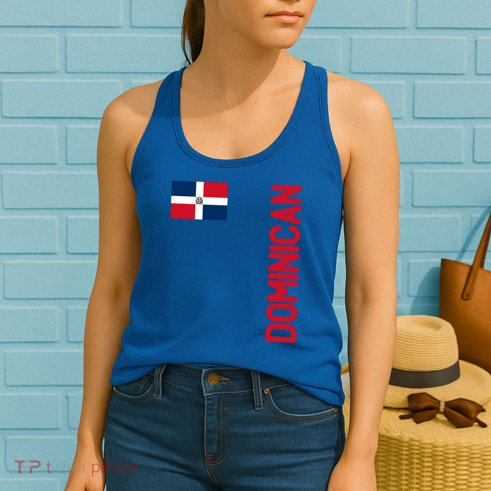 Dominican Flag And Dominican Republic Roots Meaningful Gift Women's Tank Top
