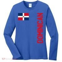 Dominican Flag And Dominican Republic Roots Meaningful Gift Women's Long Sleeve Shirt thumb 0