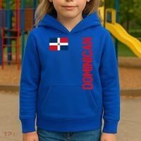 Dominican Flag And Dominican Republic Roots Meaningful Gift Kids Hoodie thumb 3