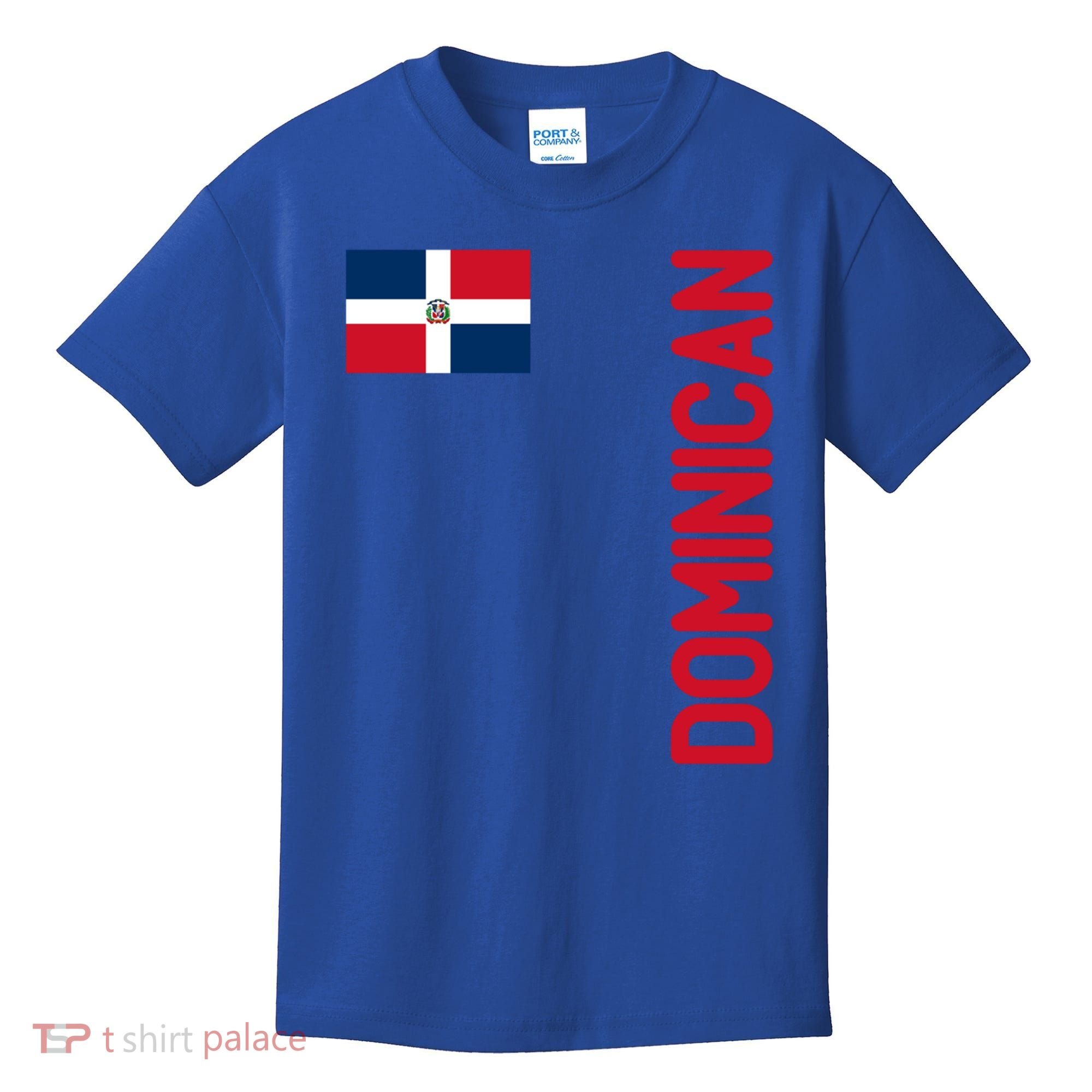 Dominican Flag And Dominican Republic Roots Meaningful Gift Kids T-Shirt