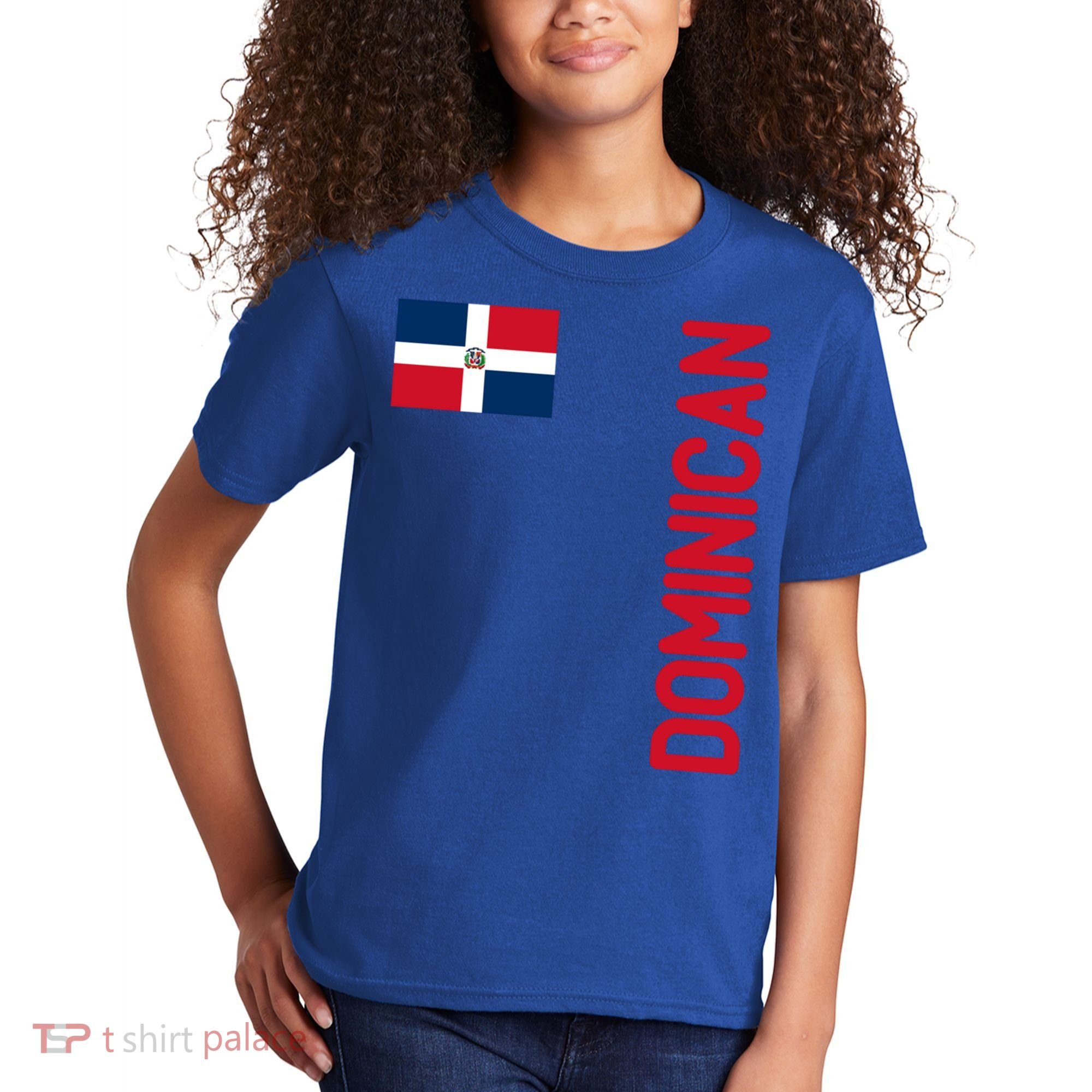 Dominican Flag And Dominican Republic Roots Meaningful Gift Kids T-Shirt